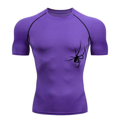 Spider Compression Sports T-shirt