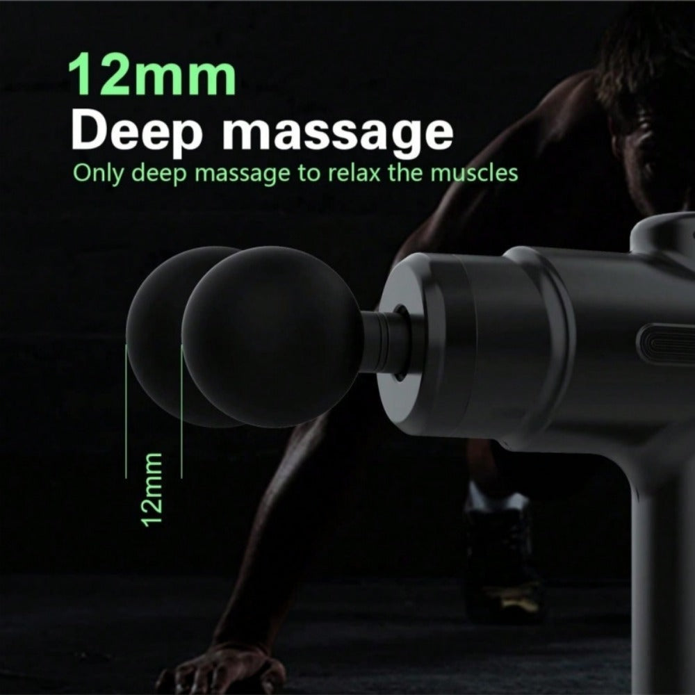 DeepRelief Pro Massage Gun – Ultra-Quiet, High-Intensity Muscle Recovery Tool