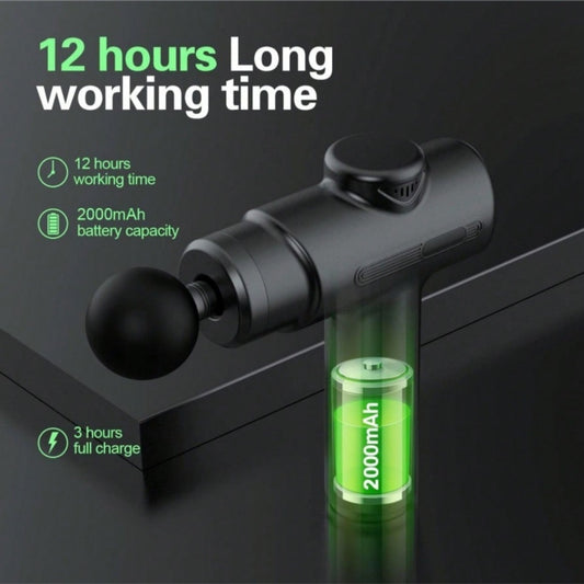 DeepRelief Pro Massage Gun – Ultra-Quiet, High-Intensity Muscle Recovery Tool